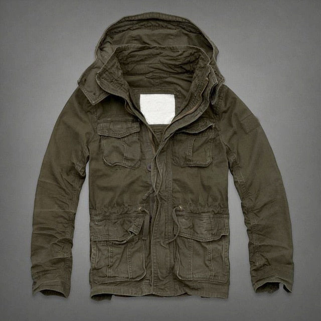 Removable Hood Camo Fashion