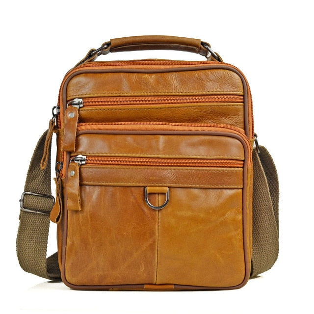 Leather Messenger Bag