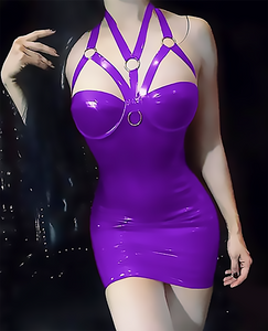 Intimate Leather Mini Dress