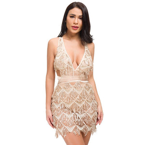 Haltered Mini Dress