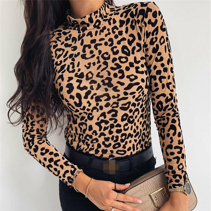 Leopard Print Blouse