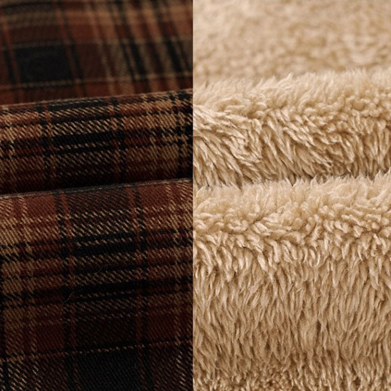 Double Pocket Plaid Shirt