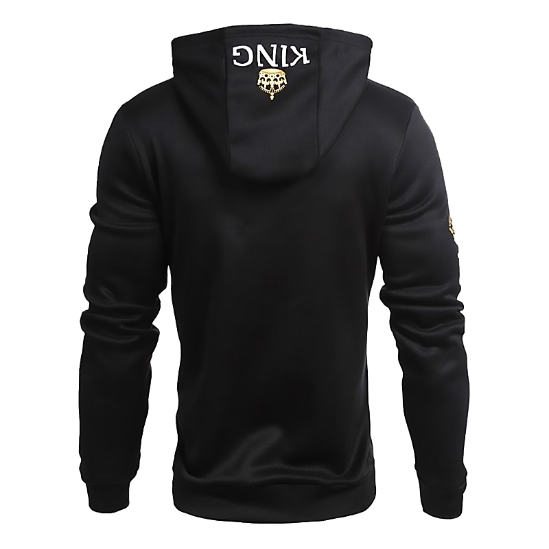 Queen King Print Hoodie