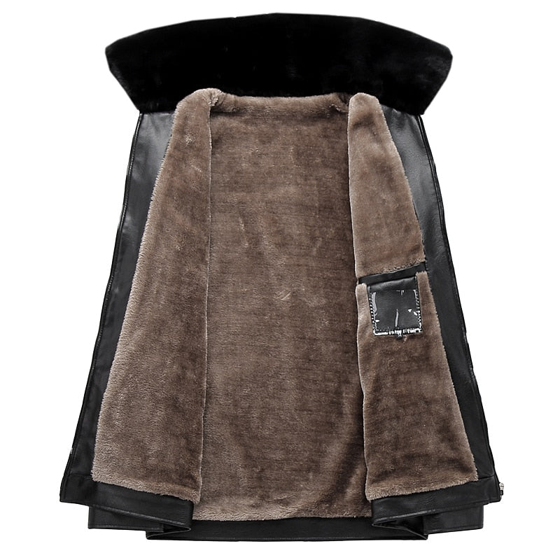 Plush Leather Jacket