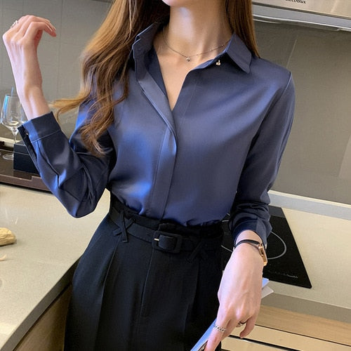 Silk Office Blouse