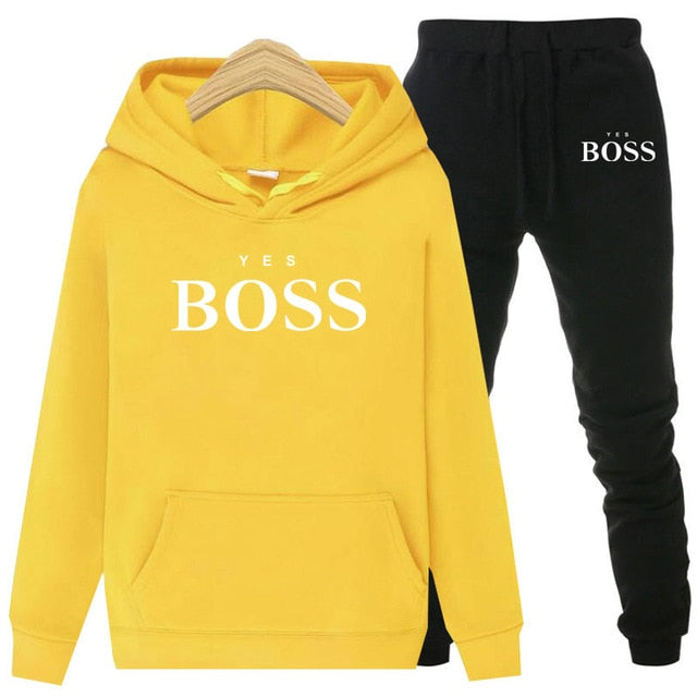 Boss Hoodie Set