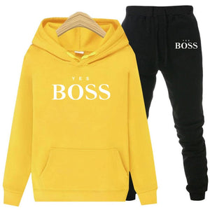 Boss Hoodie Set