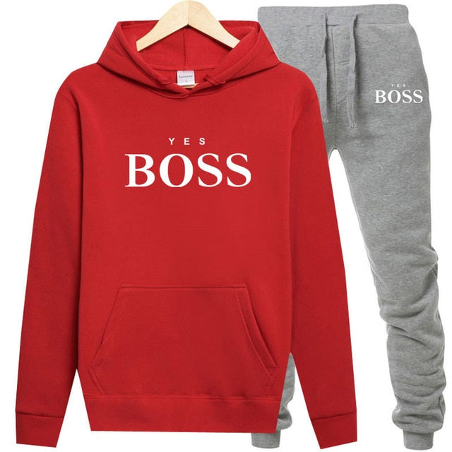 Boss Hoodie Set