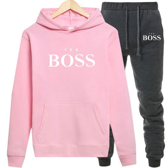 Boss Hoodie Set