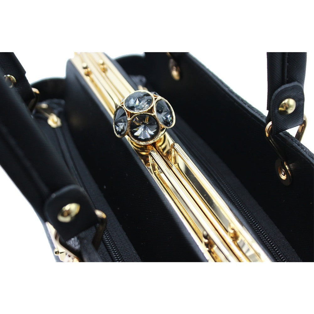 Luxury Trapeze Handle Bag