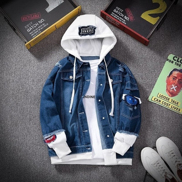Denim Hoodie