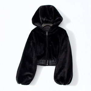 High Waist Hoodie Jacket