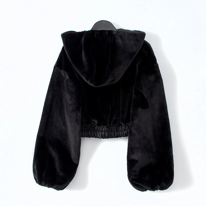 High Waist Hoodie Jacket