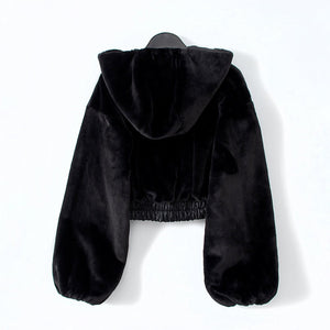 High Waist Hoodie Jacket