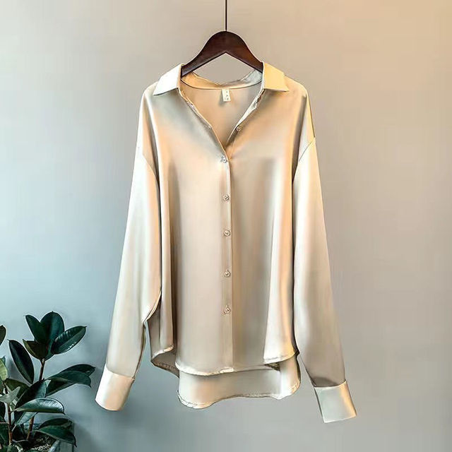 Women's Long Sleeve Blouse Flowing Fabric
