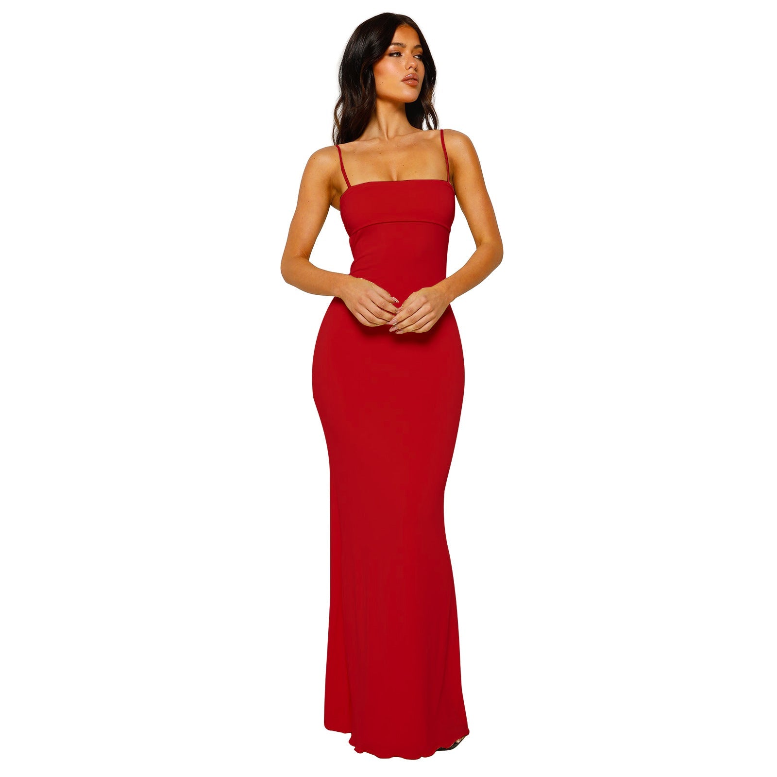 Women's Elegant Backless Bodycon Evening Maxi Dress