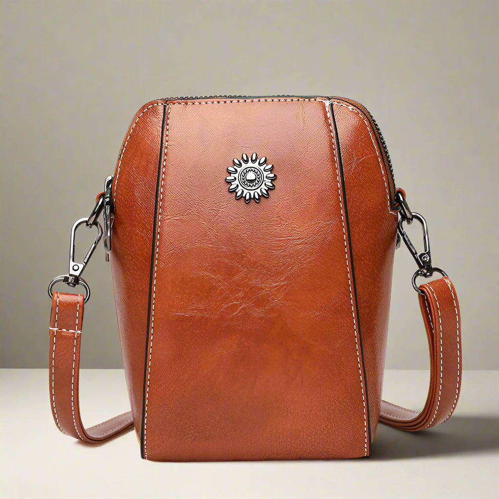 Women's Mini Shoulder Bag Black One Size Vegan Leather