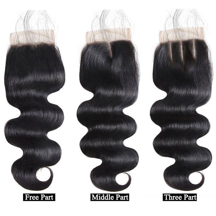 9A Grade Brazilian Human Hair Extensions Body Wave 1/3 Bundles with - Bianca's hair and beauty supply