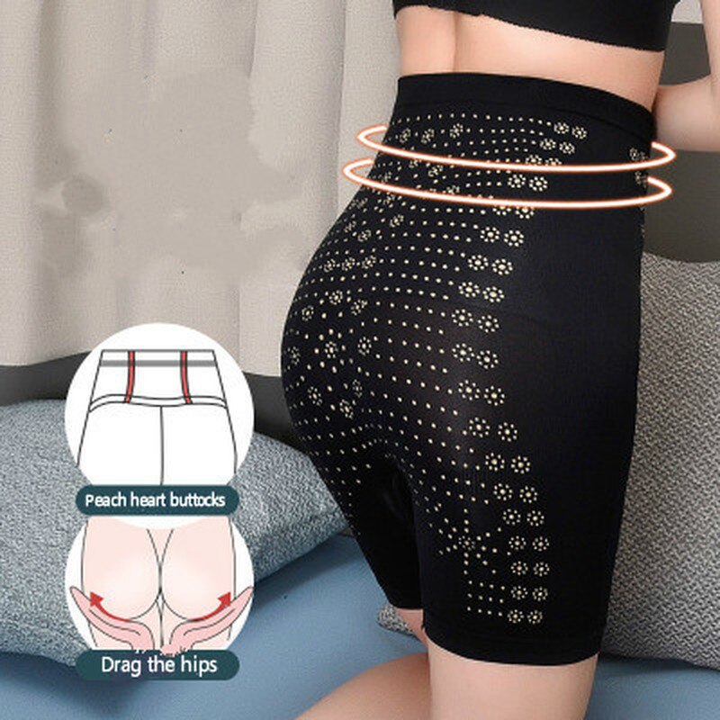 High Waist Abdominal Pants Quantum Waist Binding Body Slimming Weight Loss Butt Lifting Ladies Abdominal Panties