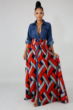 Load image into Gallery viewer, African Dresses for Women Spring Fashion African Women Printing Long Dress African Clothes
