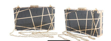 Load image into Gallery viewer, New Acrylic Hollow Metal Small Square Bag Banquet Dress Bag Ladies Clutch Wedding Bag
