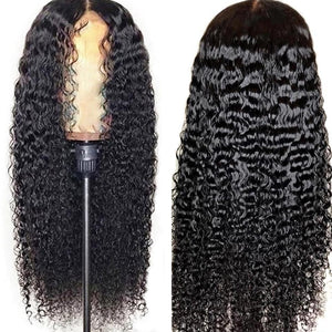 Beumax Water Curl 4x4 Lace Closure Human Hair Wigs for Black Women - Bianca's hair and beauty supply