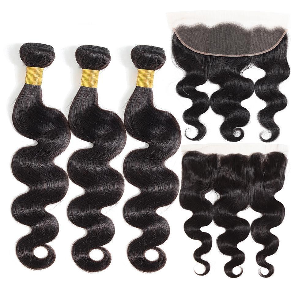 9A Grade Brazilian Human Hair Extensions 1/3/4 bundles Body Wave - Bianca's hair and beauty supply