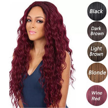 Load image into Gallery viewer, Wig Wine Red Fluffy . - Bianca's hair and beauty supply
