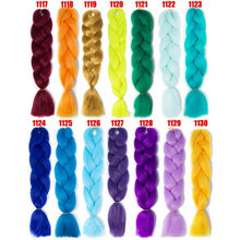 Load image into Gallery viewer, High Temperature Fiber Single Color Synthetic Hair Jumbo Braid Wig - Bianca's hair and beauty supply
