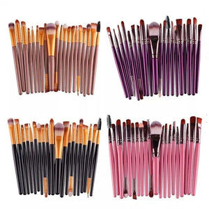 20pcs Makeup Brushes Set Eye Shadow Foundation Powder Eyeliner Eyelash Lip Make Up Brush Cosmetic Beauty Tool Kit Hot - Bianca's hair and beauty supply