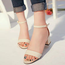 Load image into Gallery viewer, Women's Sandals Women Ladies Summer Fashion Leather Sandals Wedges Comfort Shoes Round Toe women Shoes - Bianca's hair and beauty supply
