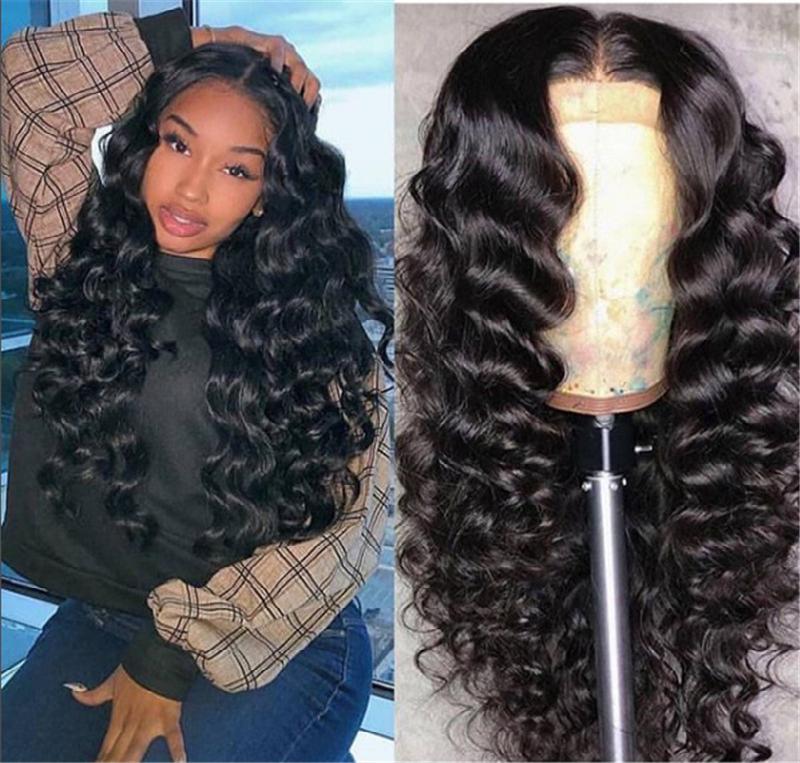 Africa Best Seller Wig Female Black Points Small Curls Texture Curvature Long Curly Hair Small Wave Chemical Fiber Hair Set - Bianca's hair and beauty supply