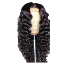 Load image into Gallery viewer, Africa Best Seller Wig Female Black Points Small Curls Texture Curvature Long Curly Hair Small Wave Chemical Fiber Hair Set - Bianca's hair and beauty supply
