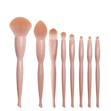 Load image into Gallery viewer, 8pcs Twisted Waist Makeup Brush Set Beauty Tool Blush Brush Makeup Brush Cross- Exclusive Manufacturer - - Bianca's hair and beauty supply
