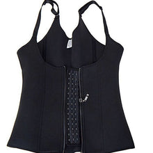 Load image into Gallery viewer, corset waist trainer cincher control body shaper underbust sports black adjustbla shoulder - Bianca's hair and beauty supply
