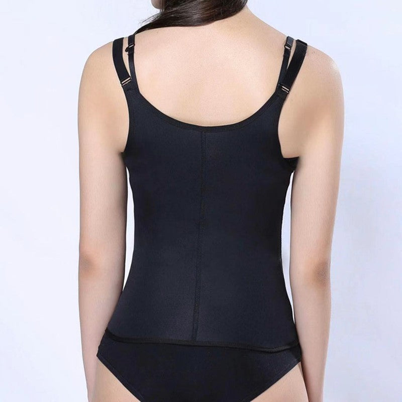 corset waist trainer cincher control body shaper underbust sports black adjustbla shoulder - Bianca's hair and beauty supply