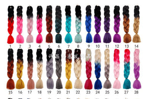 Hot Beauty Wig Chemical Fiber Dirty Braid Ombre Braid Hair Factory Gradient Braid - Bianca's hair and beauty supply