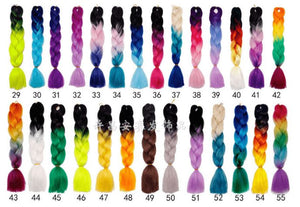 Hot Beauty Wig Chemical Fiber Dirty Braid Ombre Braid Hair Factory Gradient Braid - Bianca's hair and beauty supply