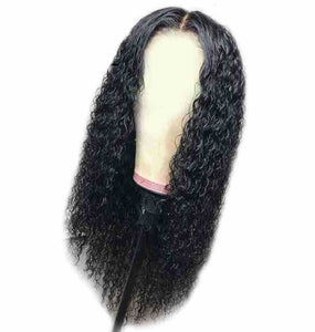 Curly Wigs, Mid-Split Long Curly Hair, African Small Curly Wigs - Bianca's hair and beauty supply