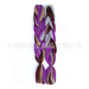 Xuchang African Dirty Braid Wig Matching Chemical Fiber Big Braid Wig - Bianca's hair and beauty supply