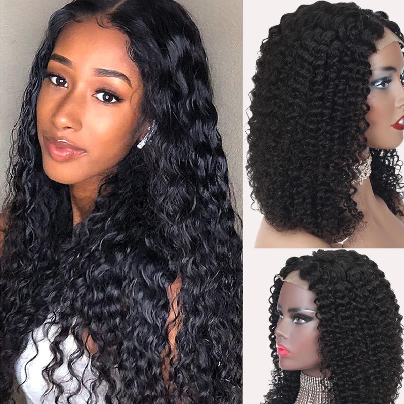 Human hair Wig. Small Deep Wave 4*4 Wig - Bianca's hair and beauty supply