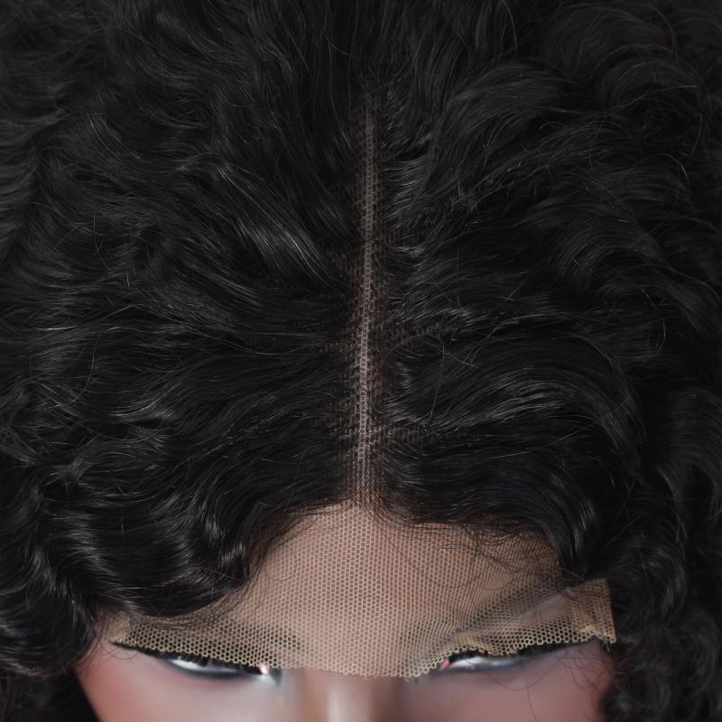 Human hair Wig. Small Deep Wave 4*4 Wig - Bianca's hair and beauty supply