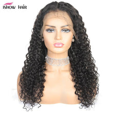 Load image into Gallery viewer, Xuchang Aixiu Shunfa Half Lace Real Hair Wig Headgear Kinky Curly Lace Wig - Bianca's hair and beauty supply
