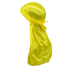 Load image into Gallery viewer, Men Silky Durags Turban Bandanas Hair bands Hat Wrap Long Tail Hip-hop Cap Headwear Hair Accessories
