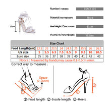 Load image into Gallery viewer, Cross Bandage High Heels Sandals Women Pumps Thin Heel Ruffle Lace Up Summer Shoes

