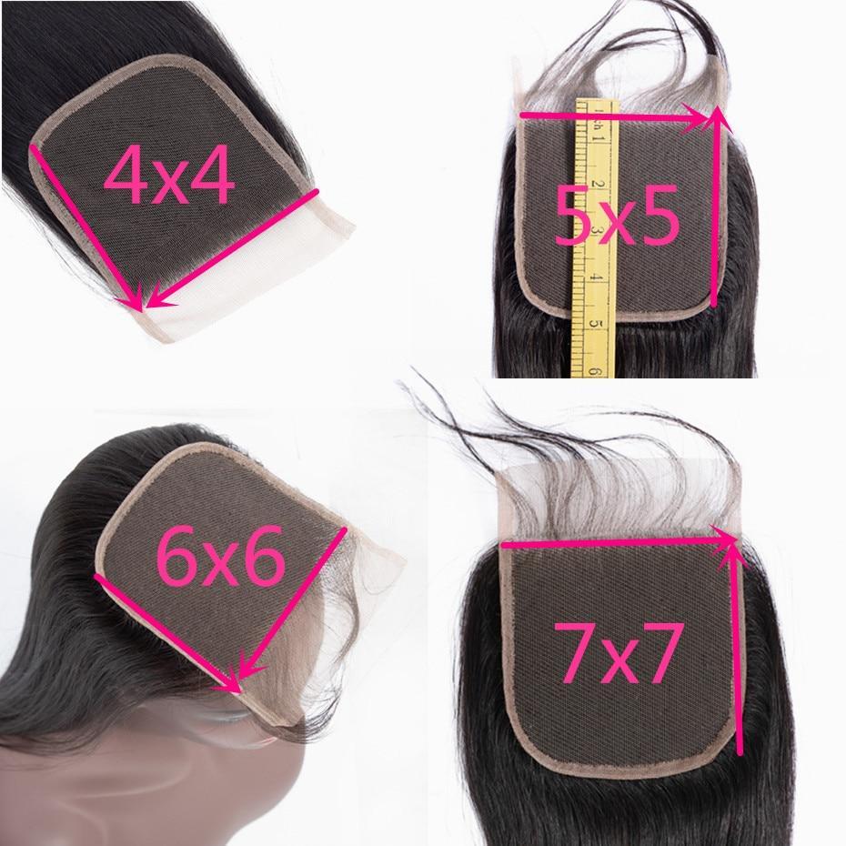 BeuMax Hairs Brazilian Human Hair Closure with Baby Hair, Loose Wave - Bianca's hair and beauty supply