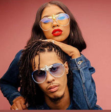 Load image into Gallery viewer, Luxury Brand Designer Sunglasses Women Classic Retro Sun Glasses Gradient Lens Shades Little Bee Eyeglasses Ladies UV400
