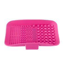 Load image into Gallery viewer, Silicone Makeup Brushes Cleaning Pad Mat Cosmetic Eyebrow Brushes Washing Cleaner Scrubber Board Makeup Cosmetics Accessories
