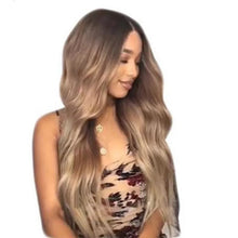 Load image into Gallery viewer, Wig Chemical Fiber High Temperature Filament Long Curly Hair Amazon Direct - Bianca's hair and beauty supply
