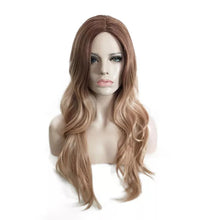 Load image into Gallery viewer, Wig Chemical Fiber High Temperature Filament Long Curly Hair Amazon Direct - Bianca's hair and beauty supply
